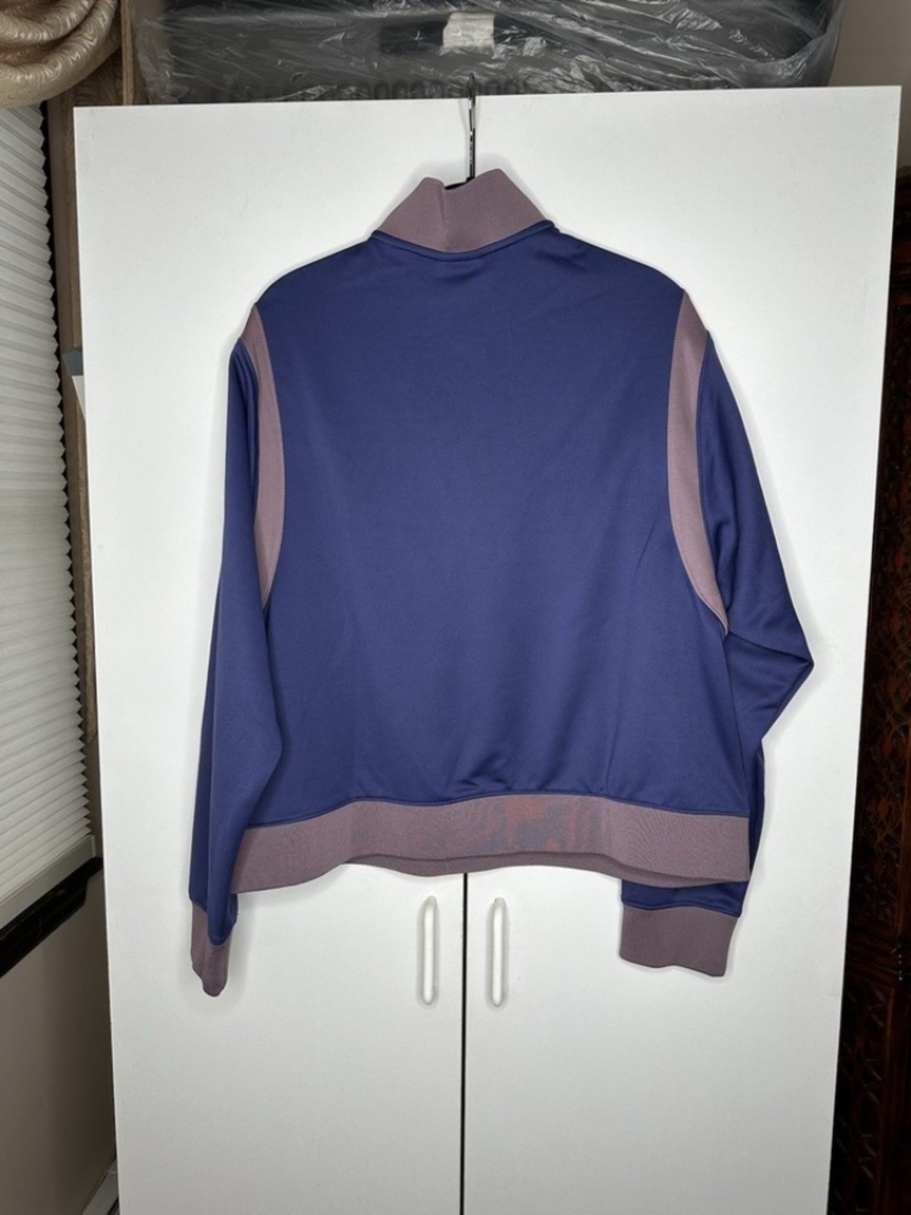 Jordan Half Zip Jacket Sweatshirt Purple Womens Size Small FB5134-502 NEW - Picture 2 of 3